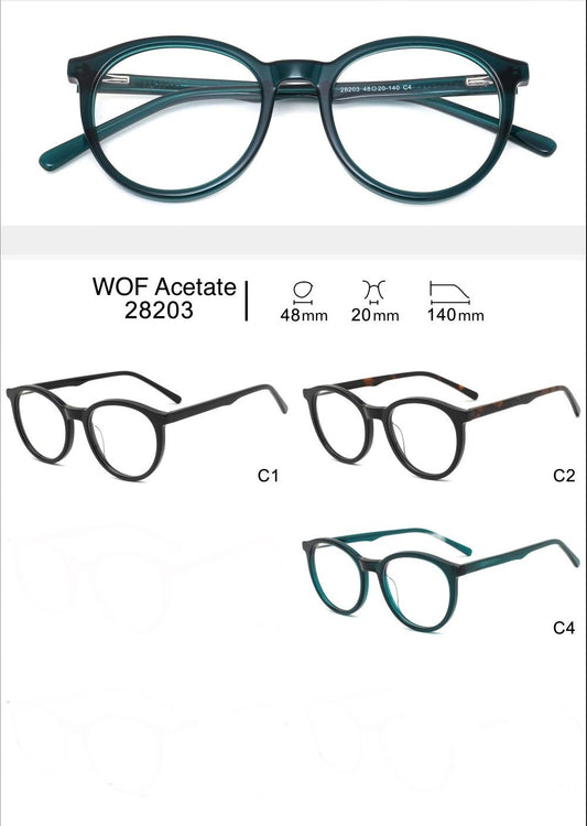 WOF ACETATE FRAMES