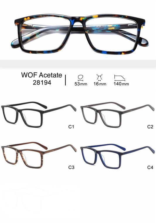WOF ACETATE FRAMES 28194
