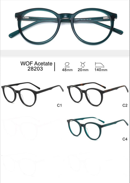WOF ACETATE FRAMES